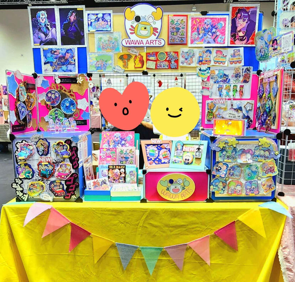 Comic Fiesta Artist Alley Table