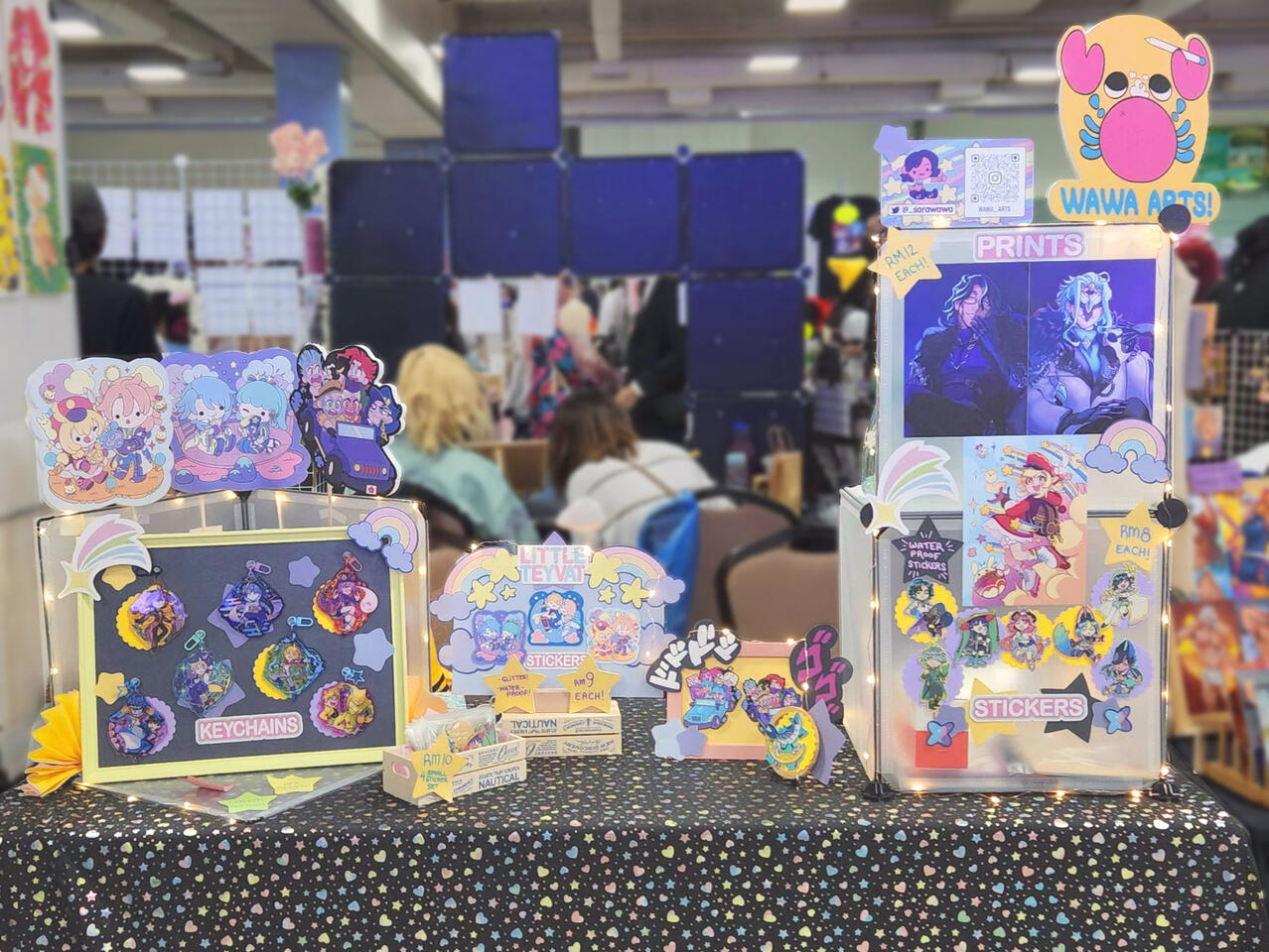 Animangaki 2022 Artist Alley Table
