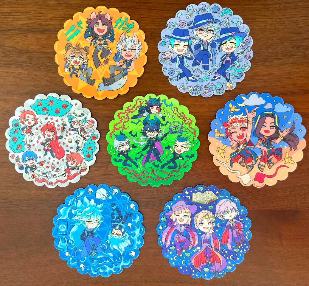 Twisted Wonderland Sticker Set