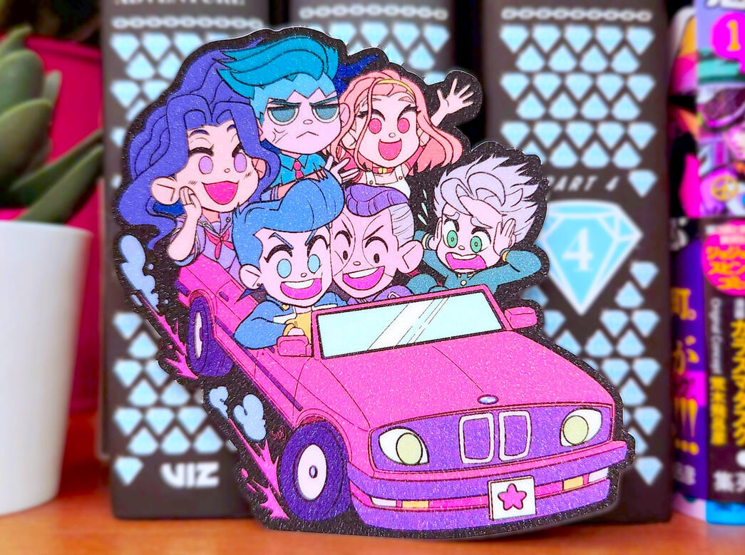 Diamond is Unbreakable Glitter Sticker