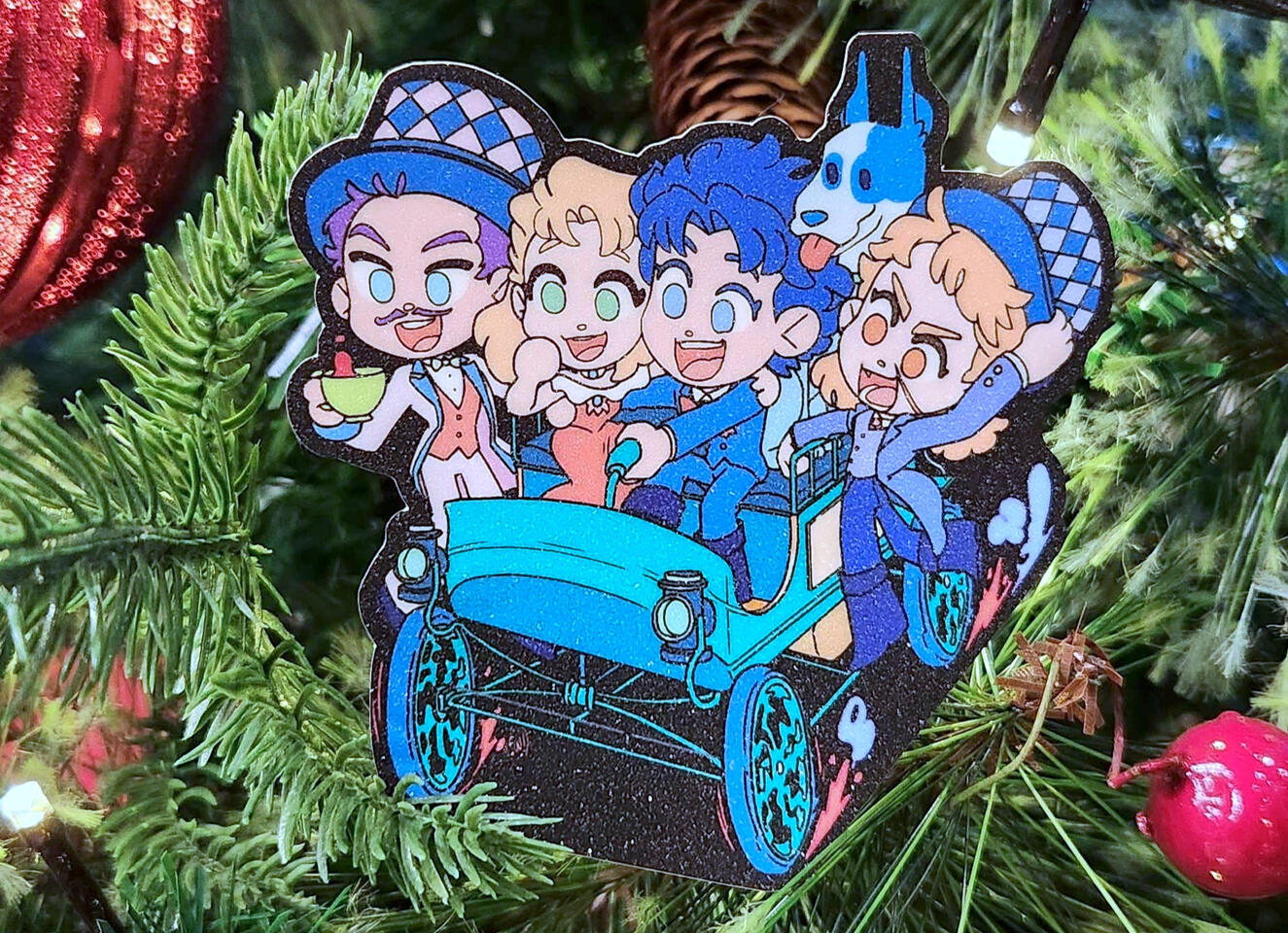 Phantom Blood Glitter Sticker