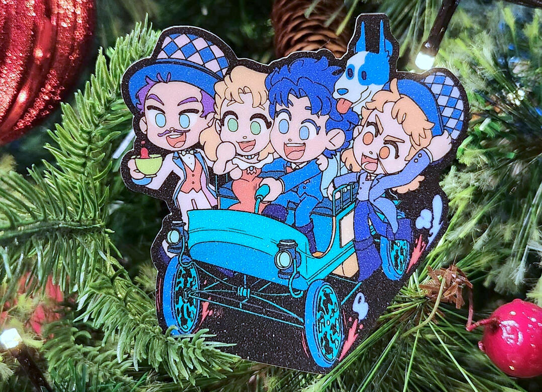 Phantom Blood Glitter Sticker