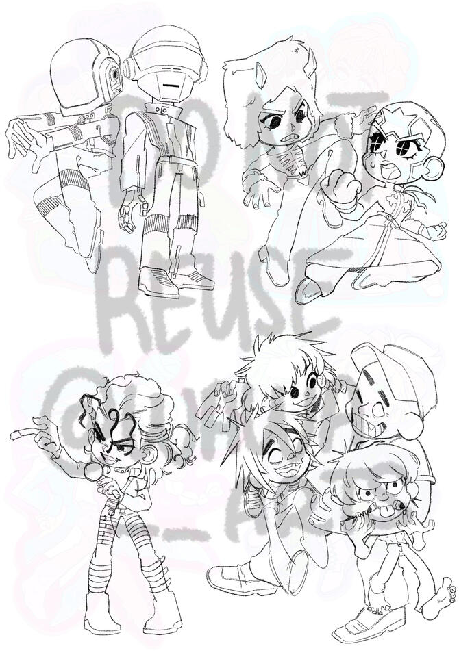 Chibi Set 3 Rough