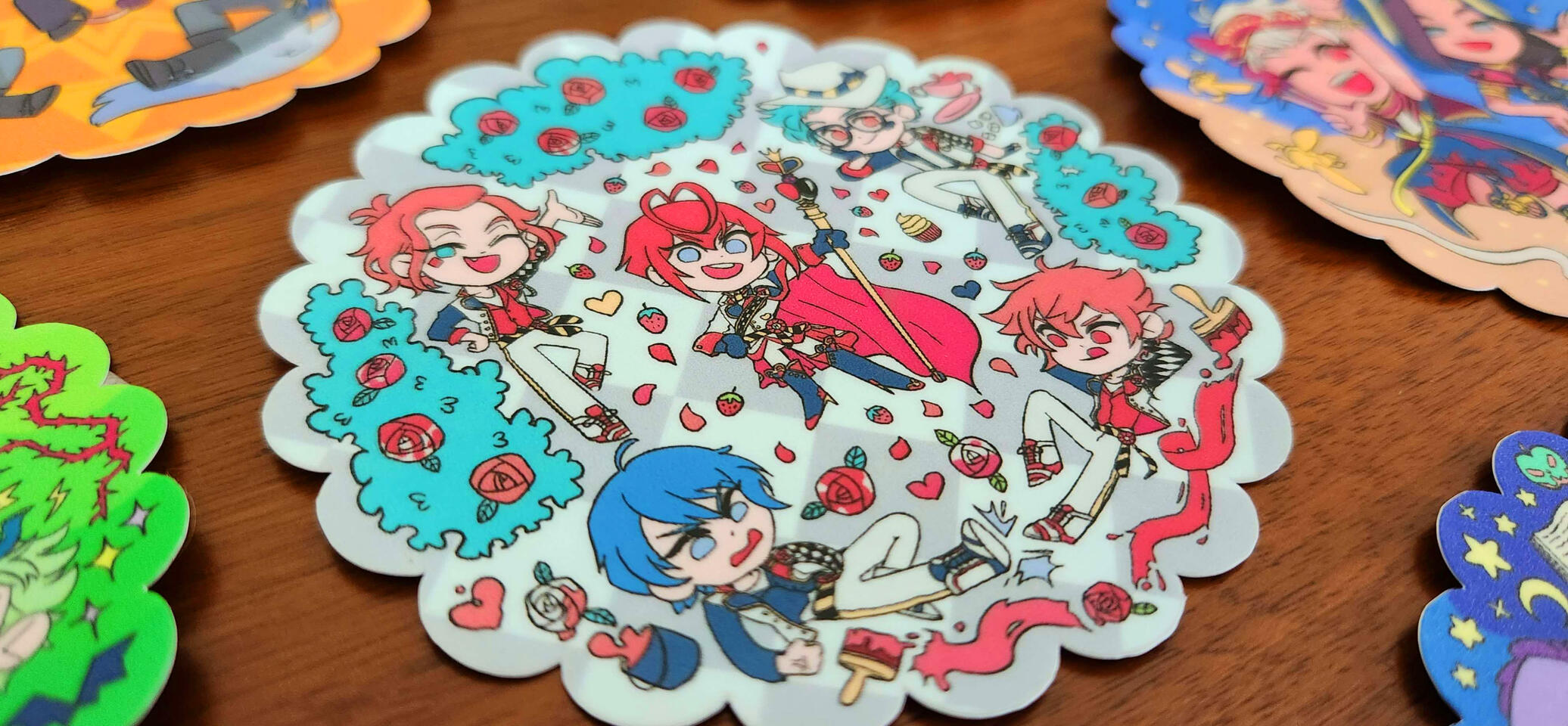 Heartslabyul Dorm Matte Sticker