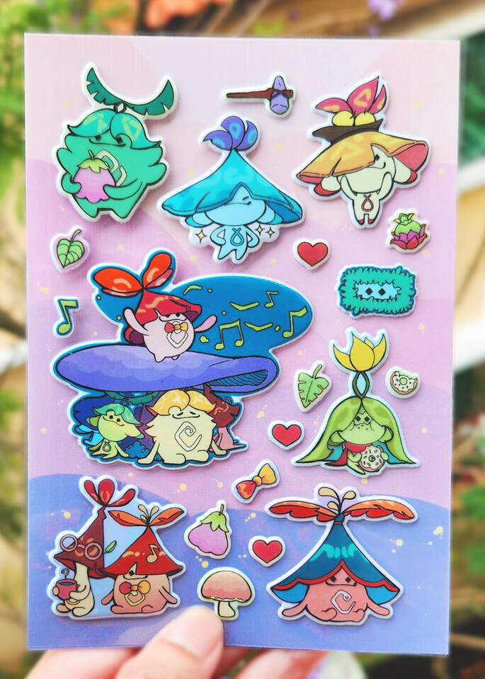 Aranara Sticker Sheet
