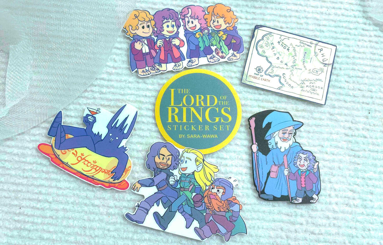 LORD OF THE RINGS STICKER SET [DISCONTINUED]