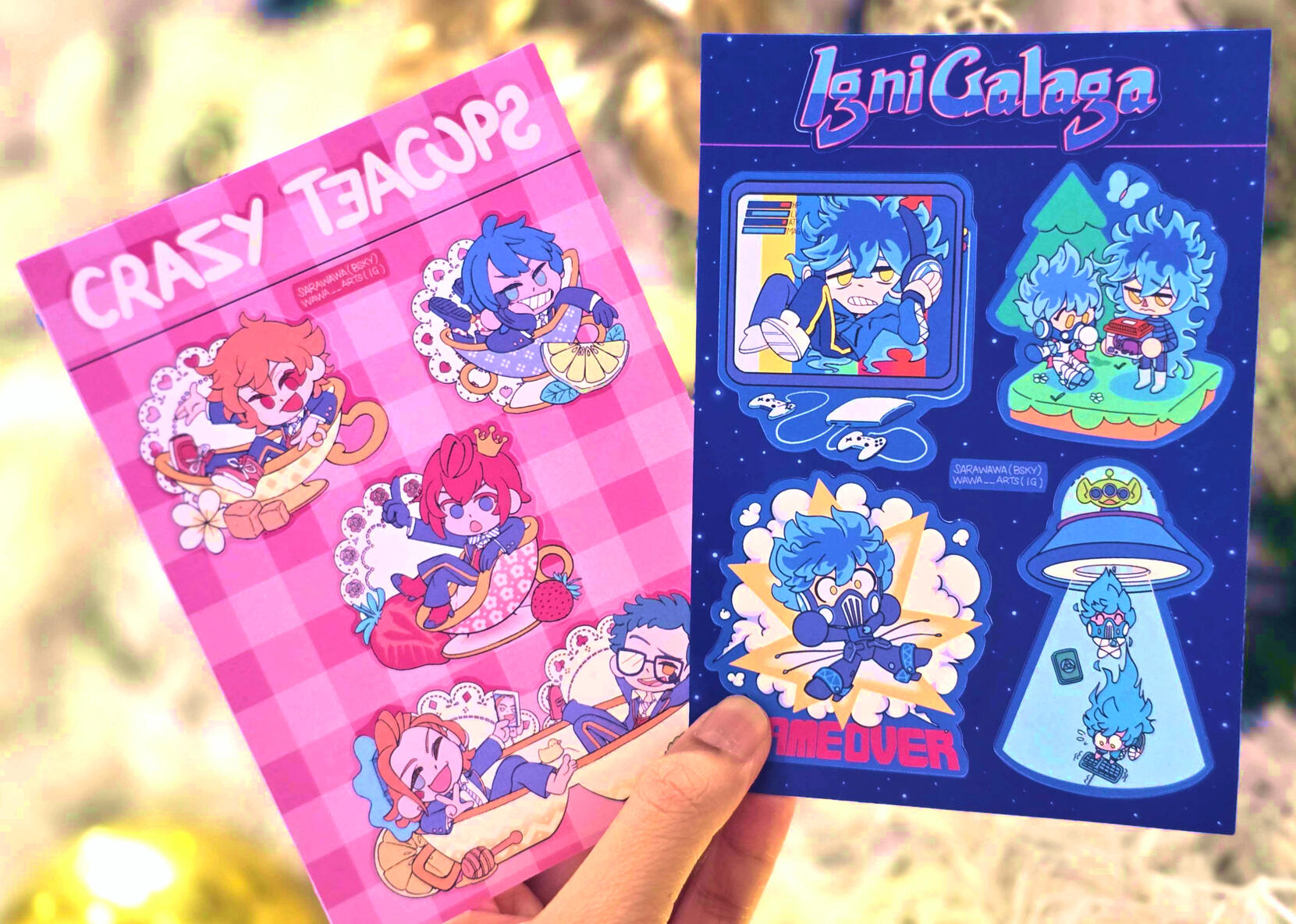 Heartslabyul & Ignihyde Dorm Sticker Sheet