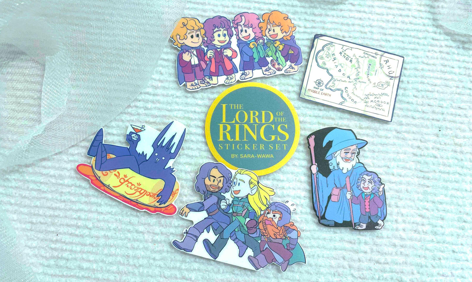 Lord of the Rings Sticker Set