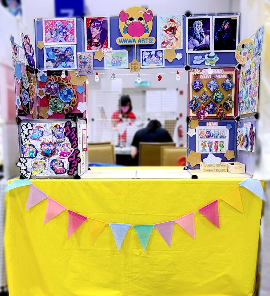 Comic Fiesta Artist Alley Table