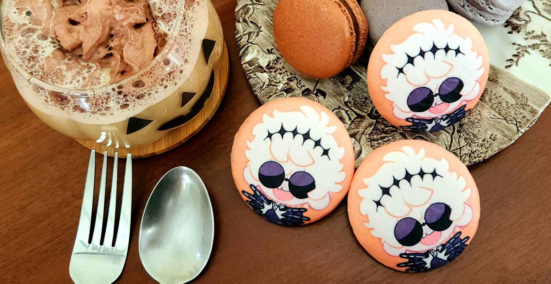 "Twisted Wonderland" Skully J Graves Button